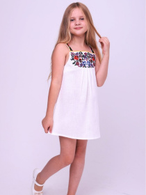 Вишита сукня Folk Moda модель fm2552-blij Фото