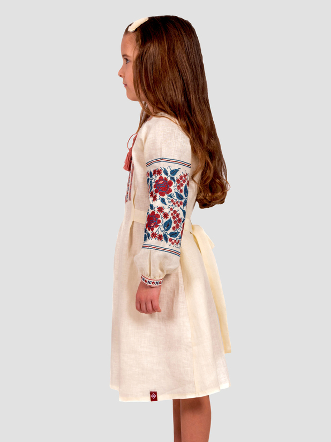 Вышитое платье Folk Moda модель fm2546-vershkovij Вышитое платье Folk Moda модель fm2546-vershkovij Фото