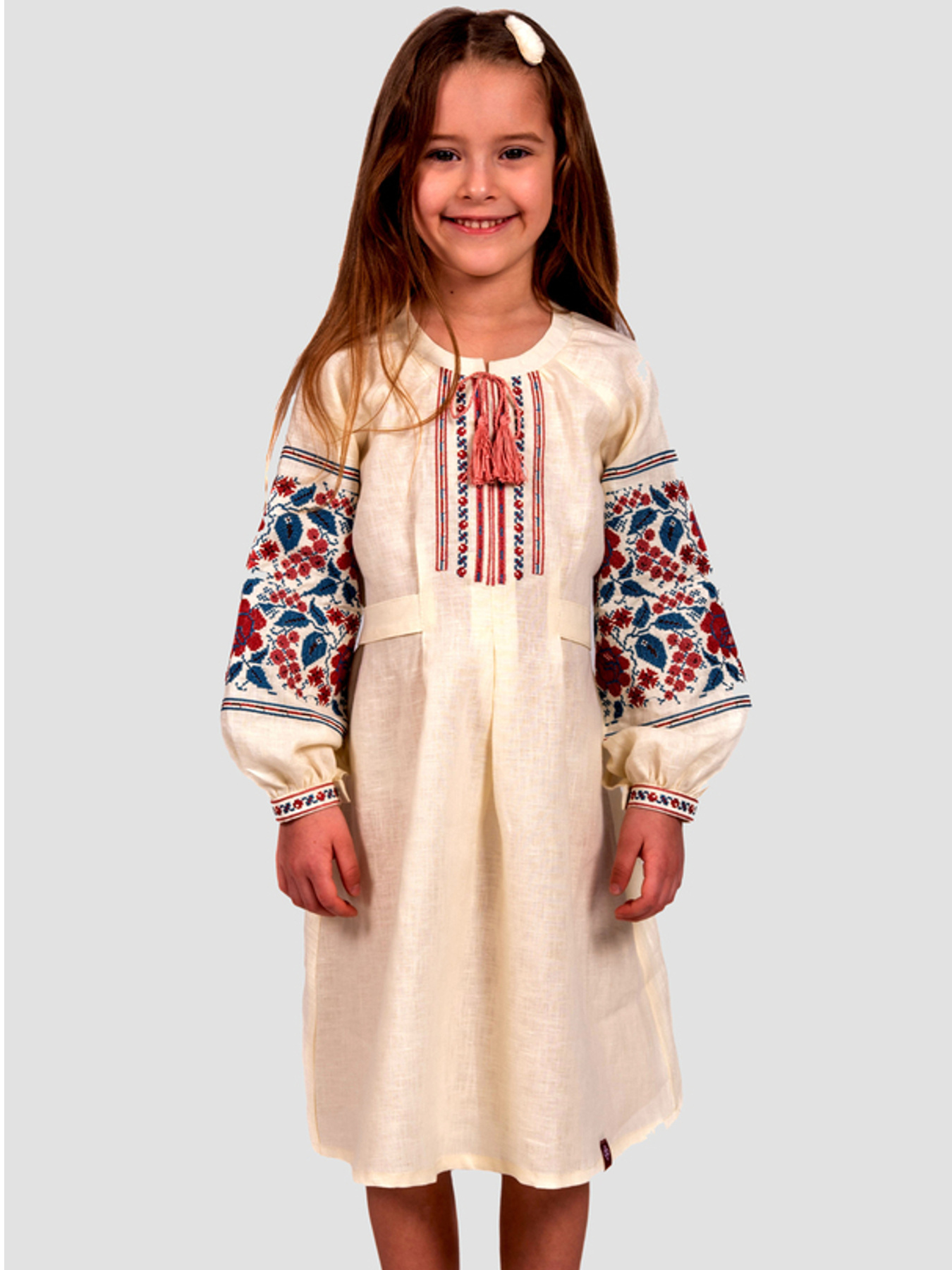 Вышитое платье Folk Moda модель fm2546-vershkovij Вышитое платье Folk Moda модель fm2546-vershkovij Фото