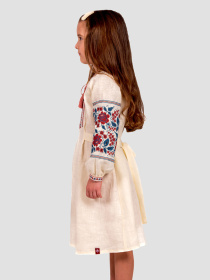 Вышитое платье Folk Moda модель fm2546-vershkovij Вышитое платье Folk Moda модель fm2546-vershkovij Фото