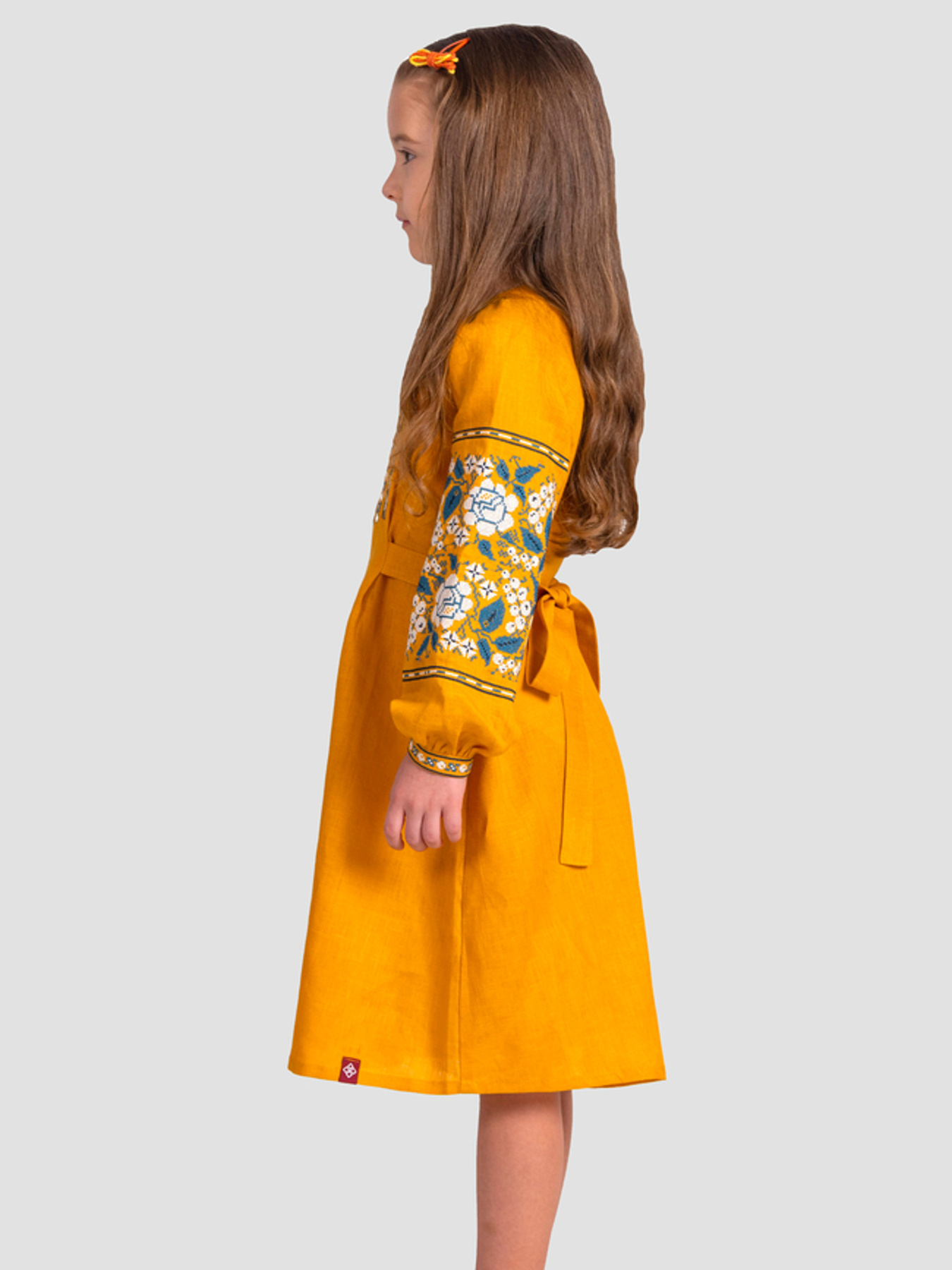 Вышитое платье Folk Moda модель fm2547-grchichnij Вышитое платье Folk Moda модель fm2547-grchichnij Фото