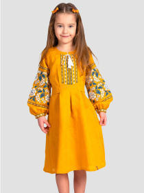 Вышитое платье Folk Moda модель fm2547-grchichnij Фото