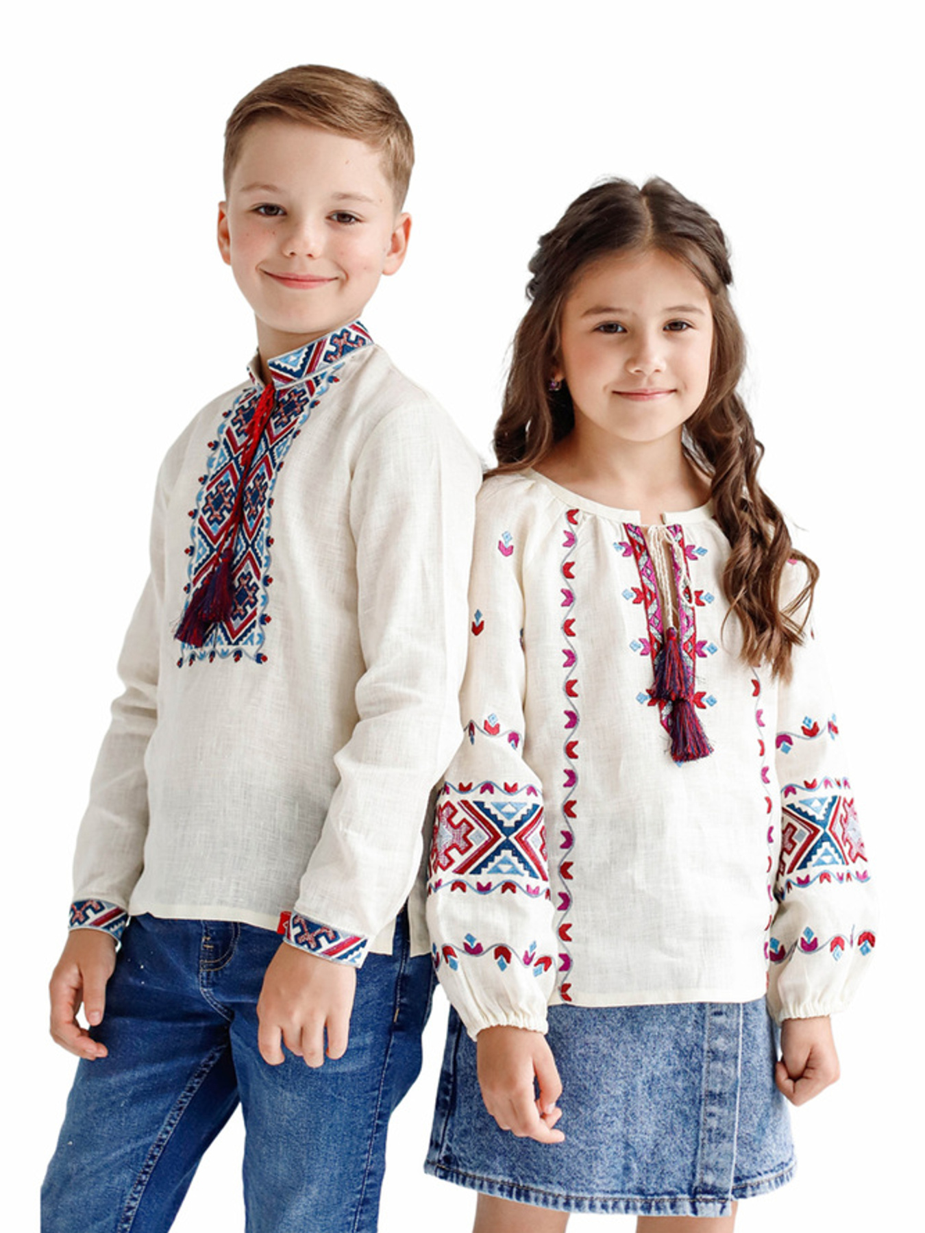 Вышитая рубашка Folk Moda модель fm2507-vershkovij Фото