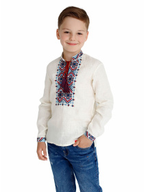 Вышитая рубашка Folk Moda модель fm2507-vershkovij Фото