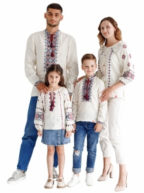 Вышитая рубашка Folk Moda модель fm2507-vershkovij Фото