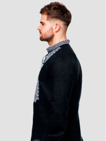 Вышитая рубашка Folk Moda модель fm2153-chornij Фото