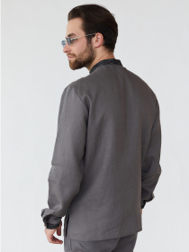 Вышитая рубашка Folk Moda модель fm2157-graft Фото