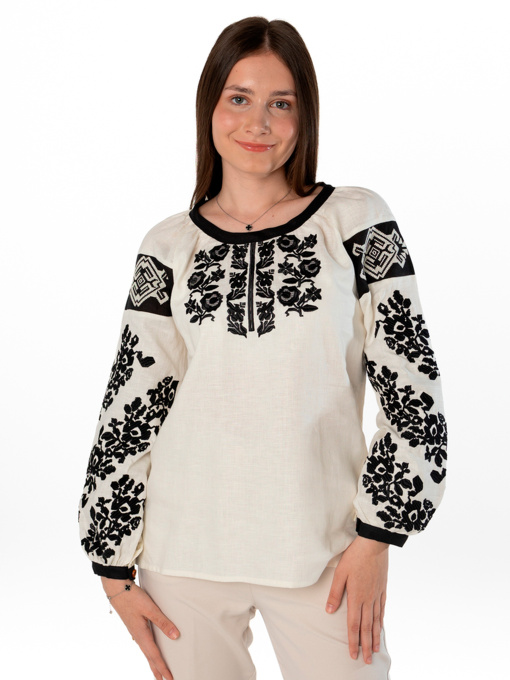 Вышитая рубашка Folk Moda модель fm2141-vershkovij Фото