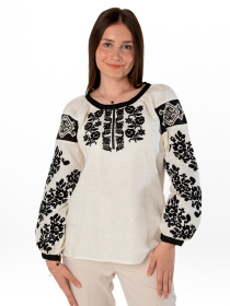 Вышитая рубашка Folk Moda модель fm2141-vershkovij Фото