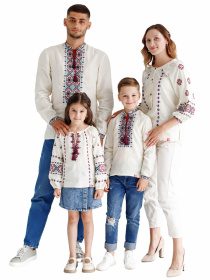 Вышитая рубашка Folk Moda модель fm2090-vershkovij Фото