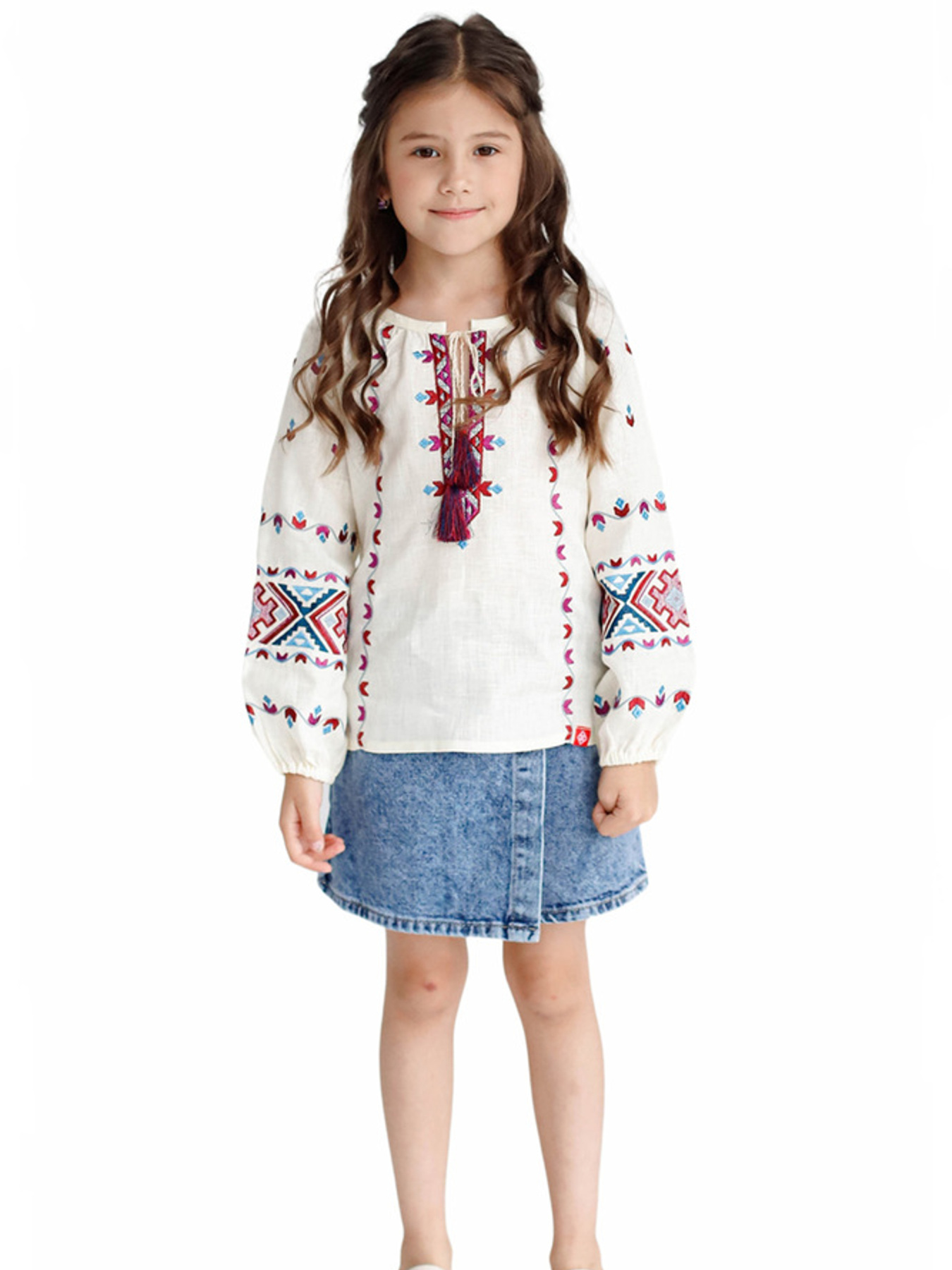 Вышитая рубашка Folk Moda модель fm2090-vershkovij Фото