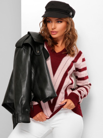 Джемпер MarSe модель marse-dzhemper-177-marsala-pudra Фото