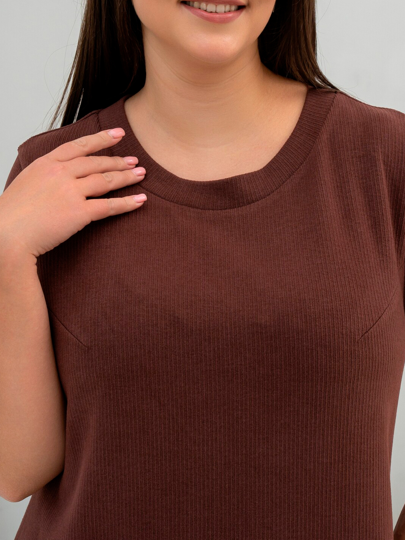 Платье макси RiMari модель 1725-shokolad Фото