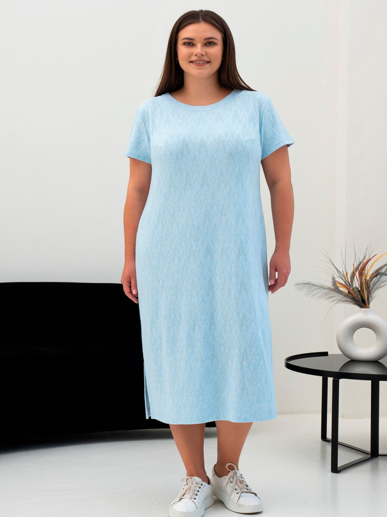 Платье макси RiMari модель 1725-svtlo-blakitnij Фото