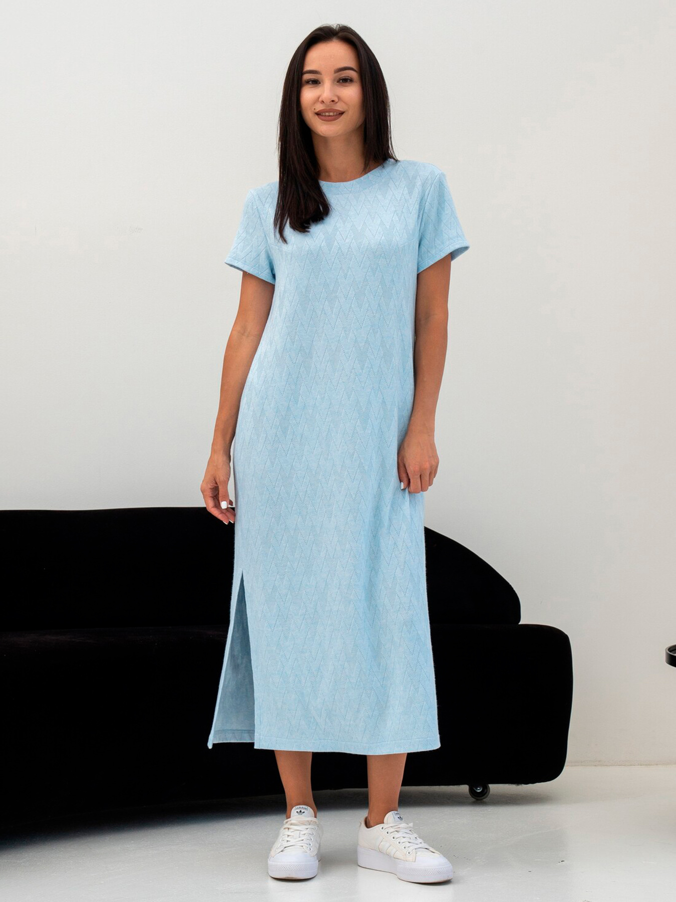 Платье макси RiMari модель 1725-svtlo-blakitnij Фото