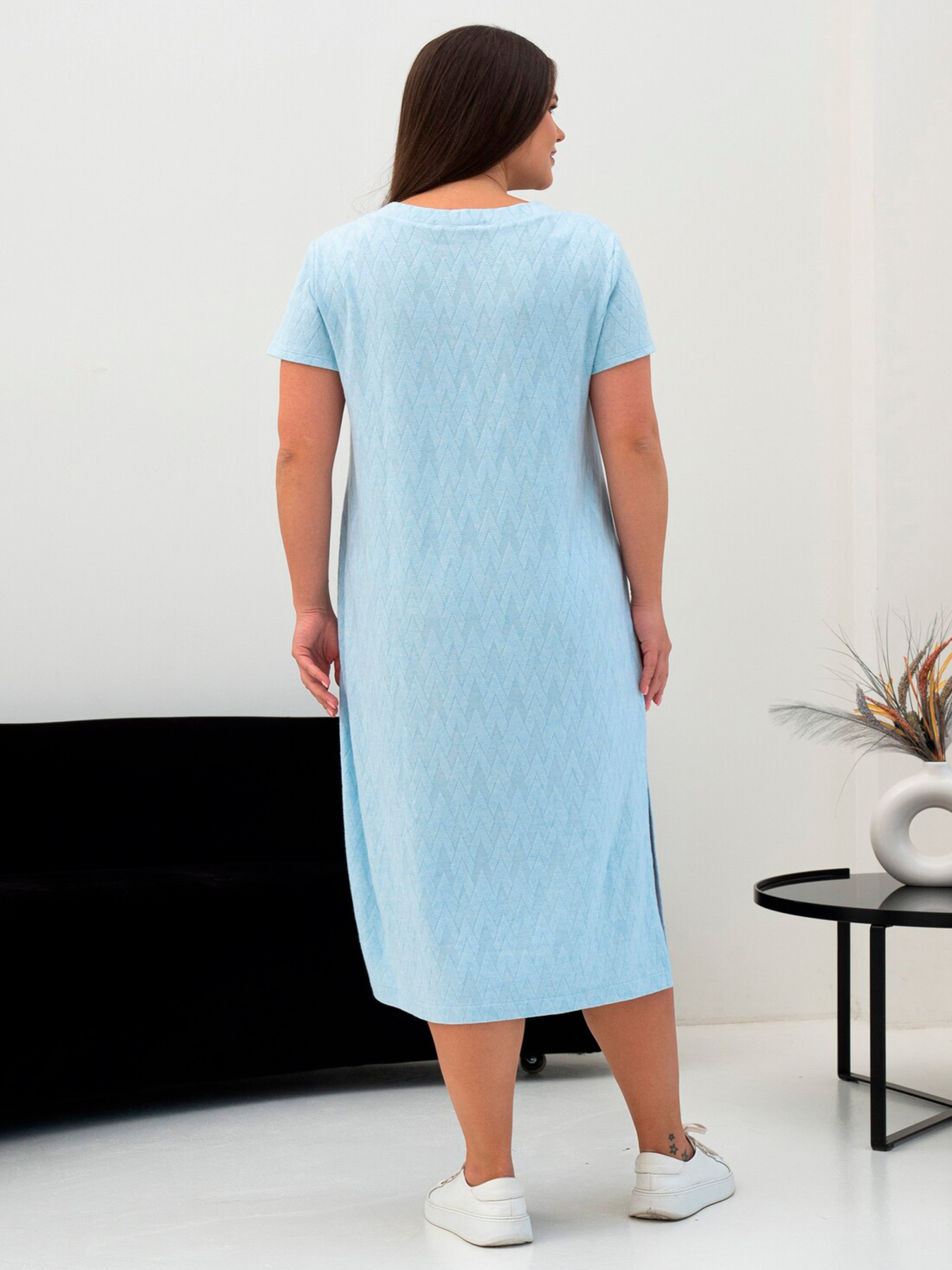 Платье макси RiMari модель 1725-svtlo-blakitnij Фото