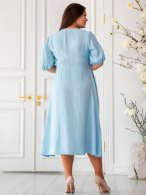 Платье миди RiMari модель 0825-blakitnij Фото