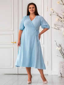 Платье миди RiMari модель 0825-blakitnij Фото