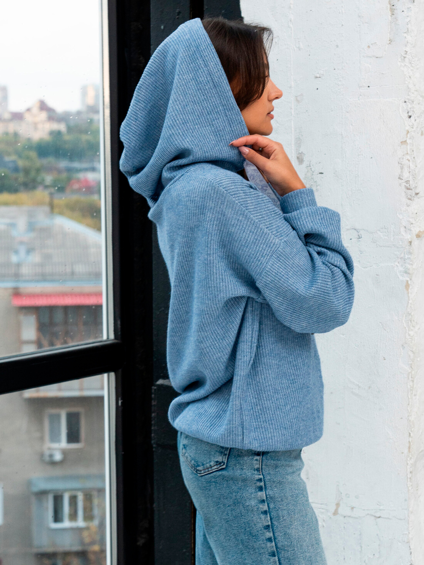 Худи RiMari модель 0224-blakitnij Фото