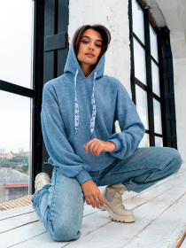 Худи RiMari модель 0224-blakitnij Фото