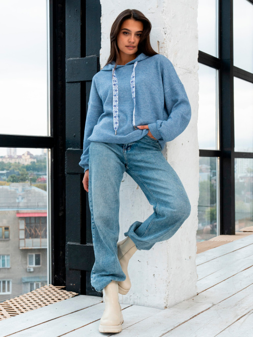 Свитшот RiMari модель 0224-blakitnij Фото