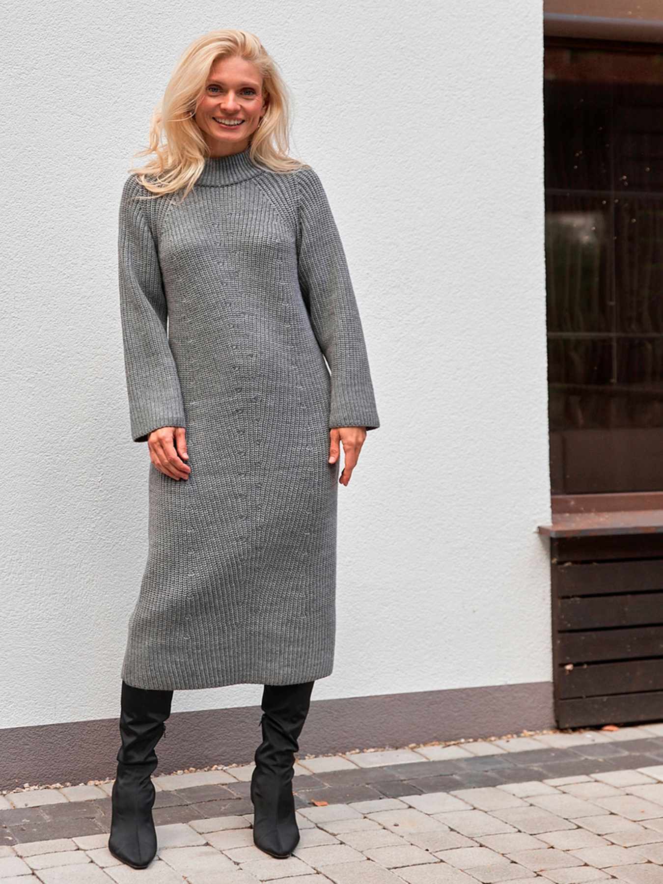 Платье миди TrikoBakh модель 2898-srij Фото