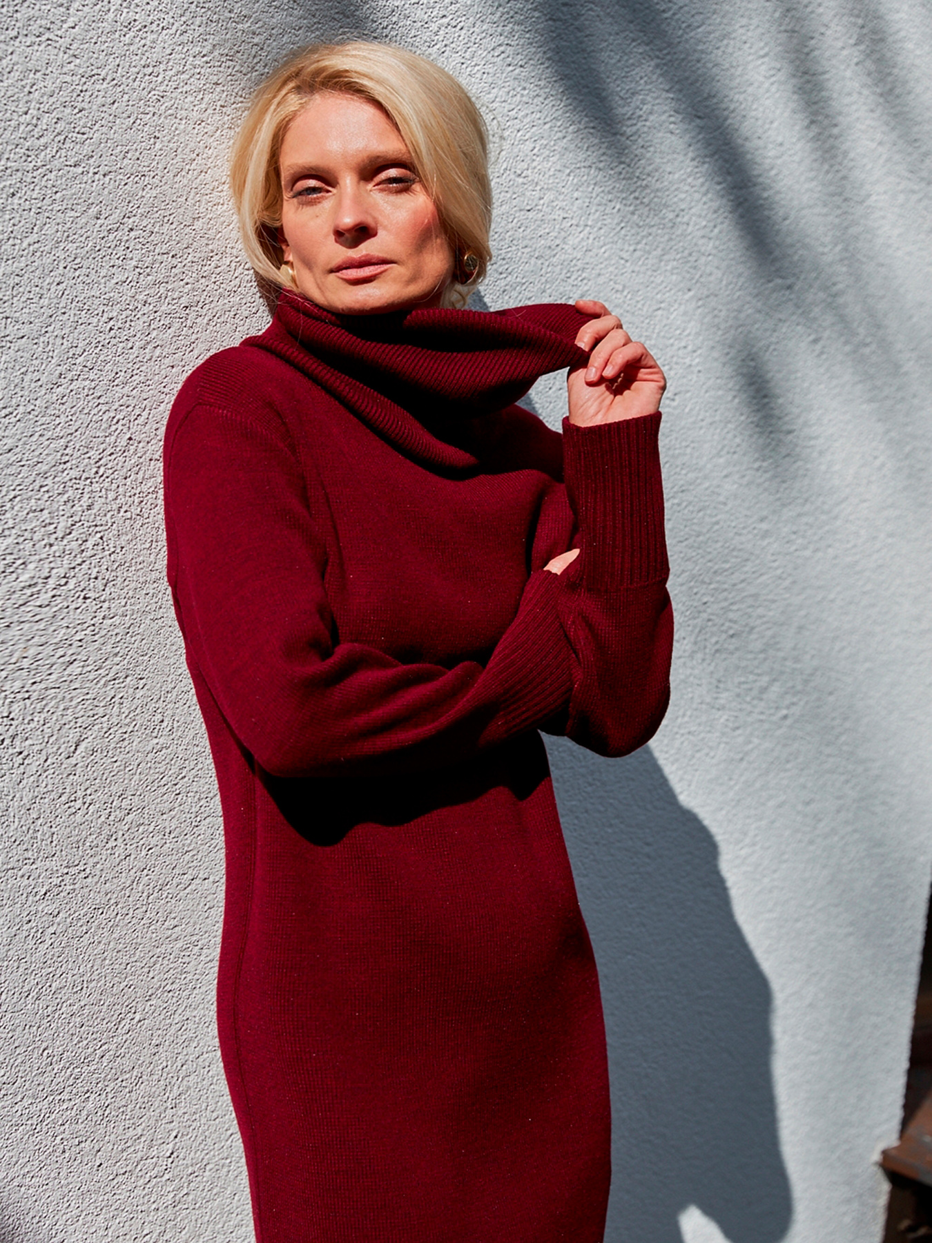 Платье макси TrikoBakh модель 2873-burgund Фото