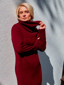 Платье макси TrikoBakh модель 2873-burgund Фото