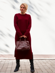 Платье макси TrikoBakh модель 2873-burgund Фото