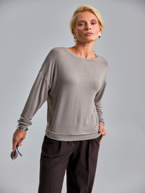 Джемпер TrikoBakh модель 3082-temnij-taup Фото