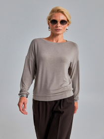 Джемпер TrikoBakh модель 3082-temnij-taup Фото