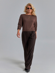 Джемпер TrikoBakh модель 3082-temnij-shokolad Фото