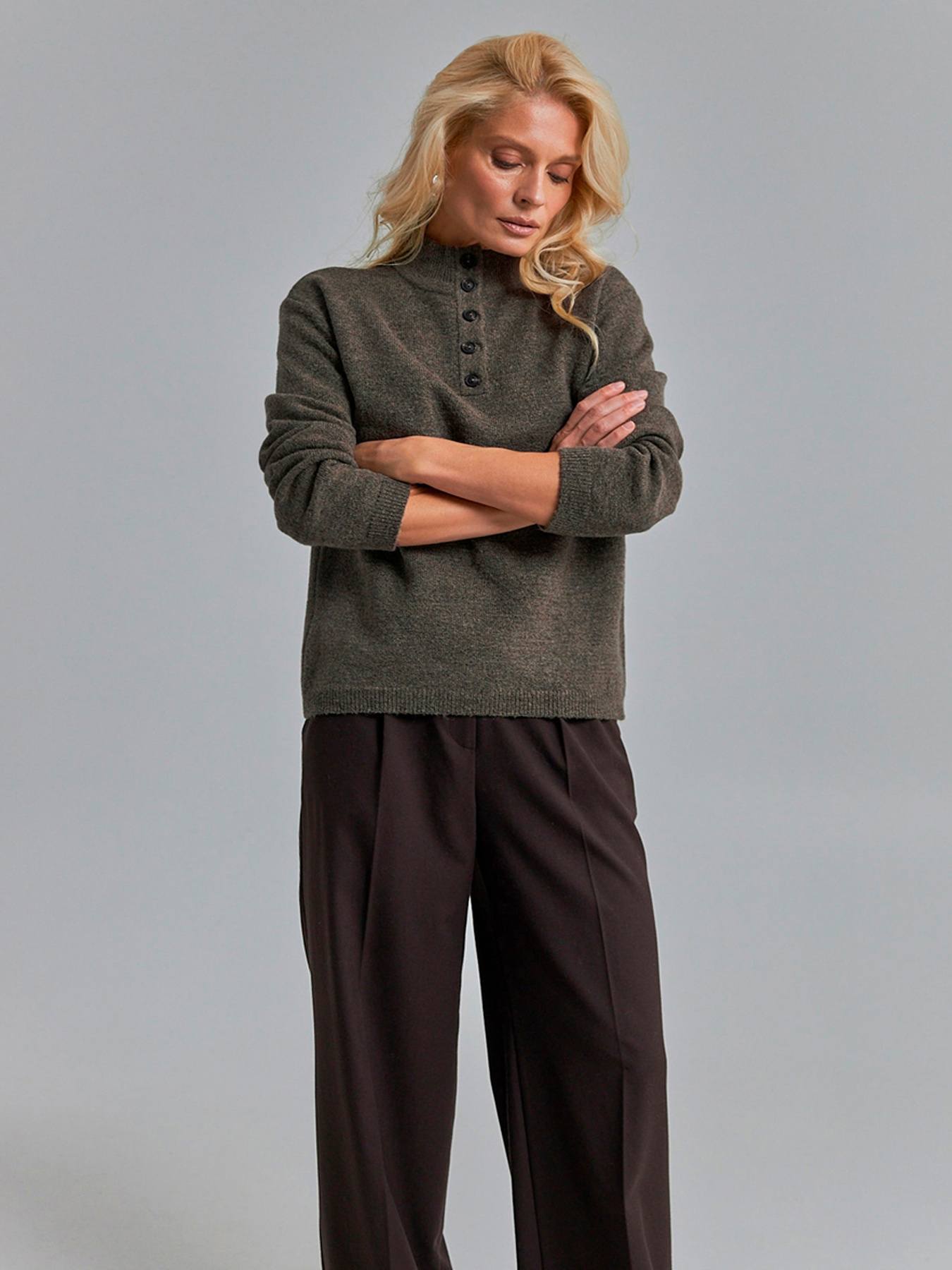 Джемпер TrikoBakh модель 2838-mokko Фото