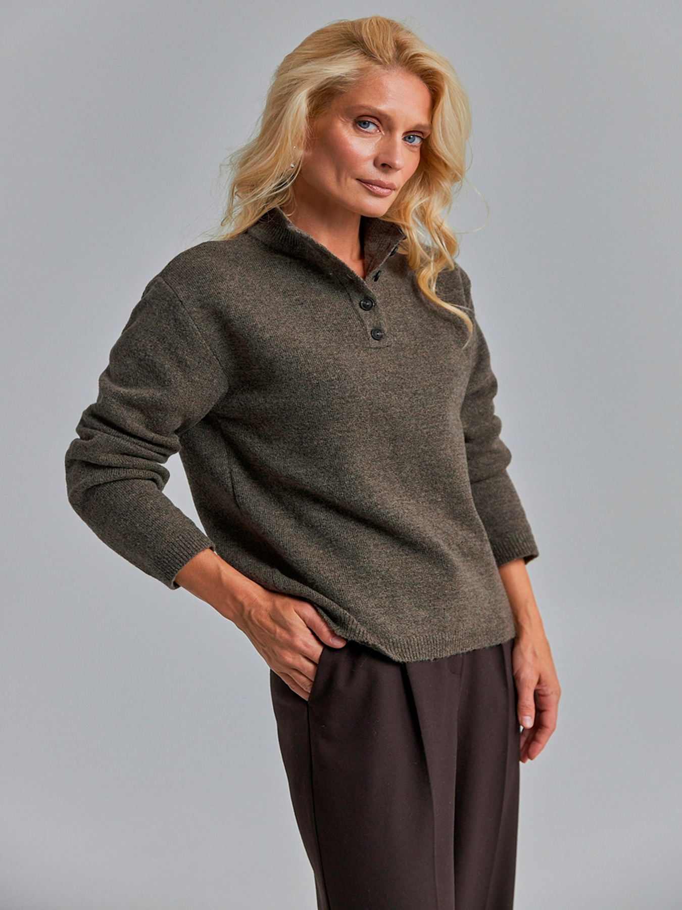 Джемпер TrikoBakh модель 2838-mokko Фото