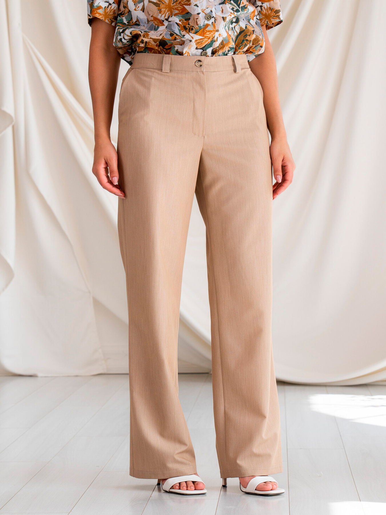 Класичні штани RiMari модель 05-bezh Фото