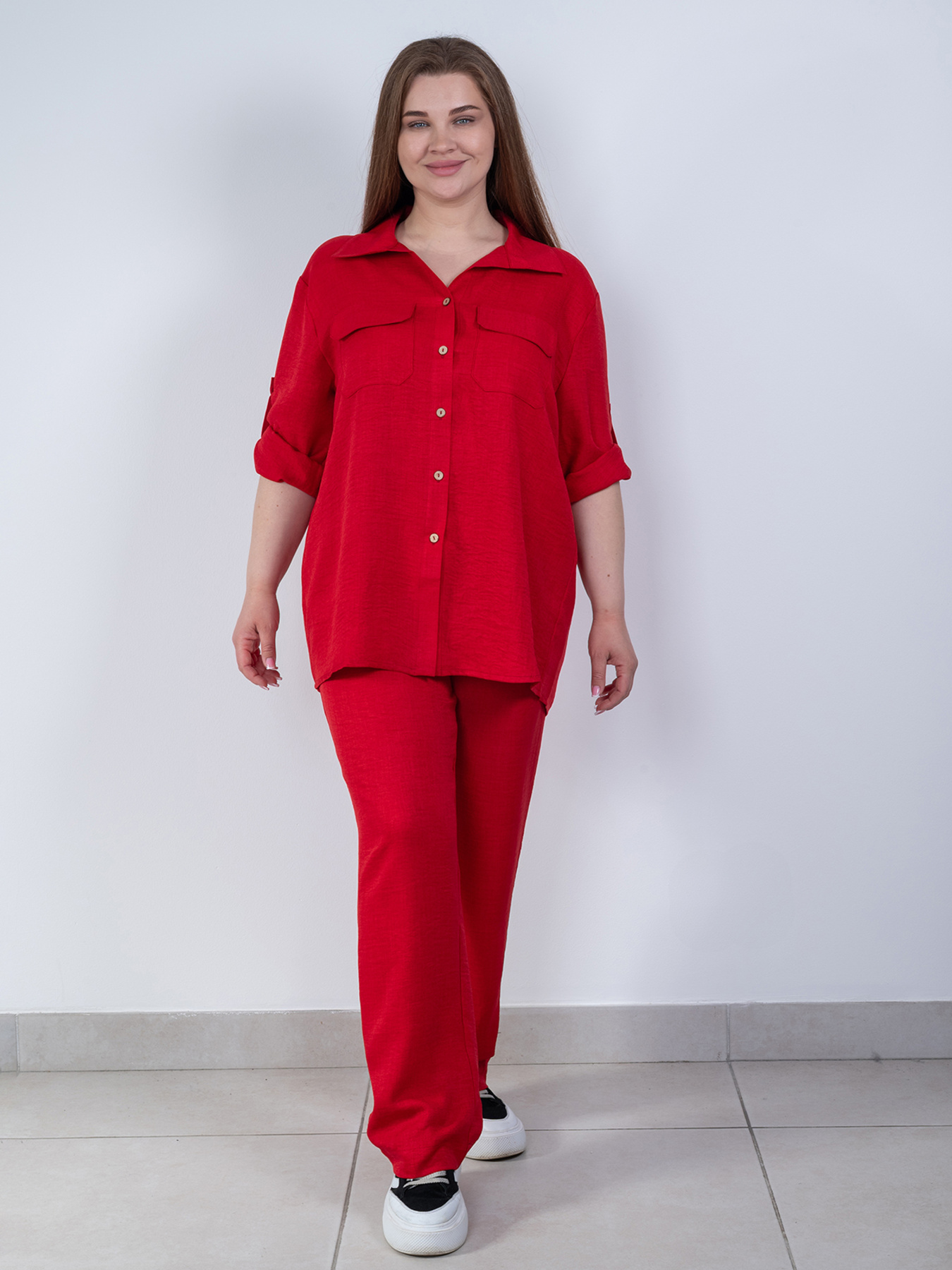 Сорочка повсякденна Nita модель sorochka-n1002-3-25-vishnq Фото