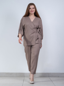 Кардиган Nita модель kmono-1701-25-karamelx Фото