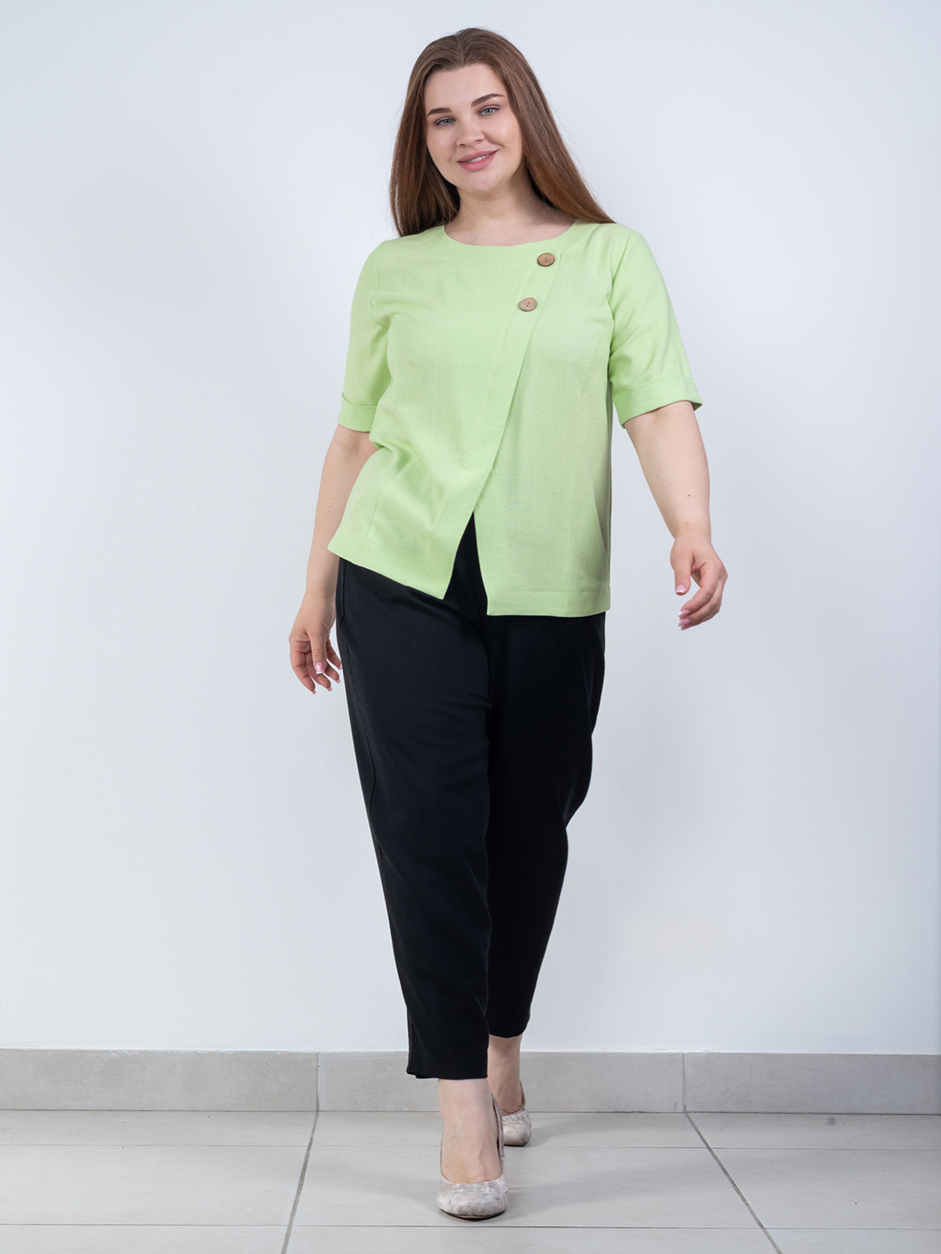 Повсякденні штани Nita модель bryuki-n1412-25-chorn Фото