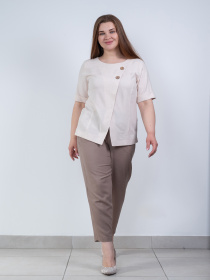 Повседневные штаны Nita модель bryuki-n1412-25-karamelx Фото