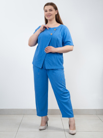 Штани повсякденні Nita модель bryuki-n1412-25-lavanda Фото