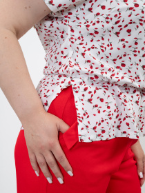 Брюки повседневные Nita модель bryuki-n1412-25-vishnevij Фото