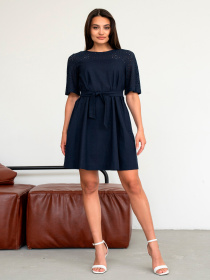 Платье миди RiMari модель 0325-temno-sinj Фото
