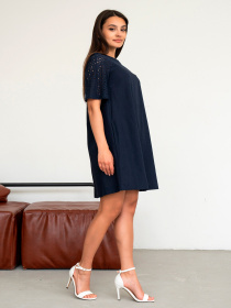 Платье миди RiMari модель 0325-temno-sinj Фото