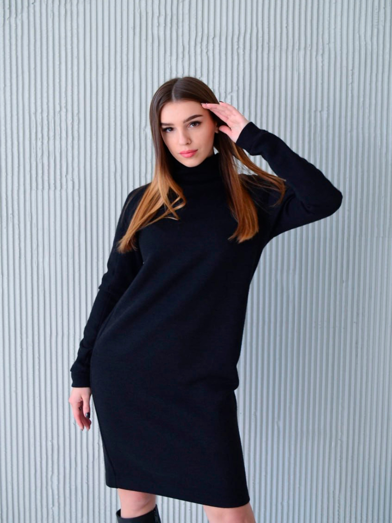 Платье миди RiMari модель 1623-chornij Фото