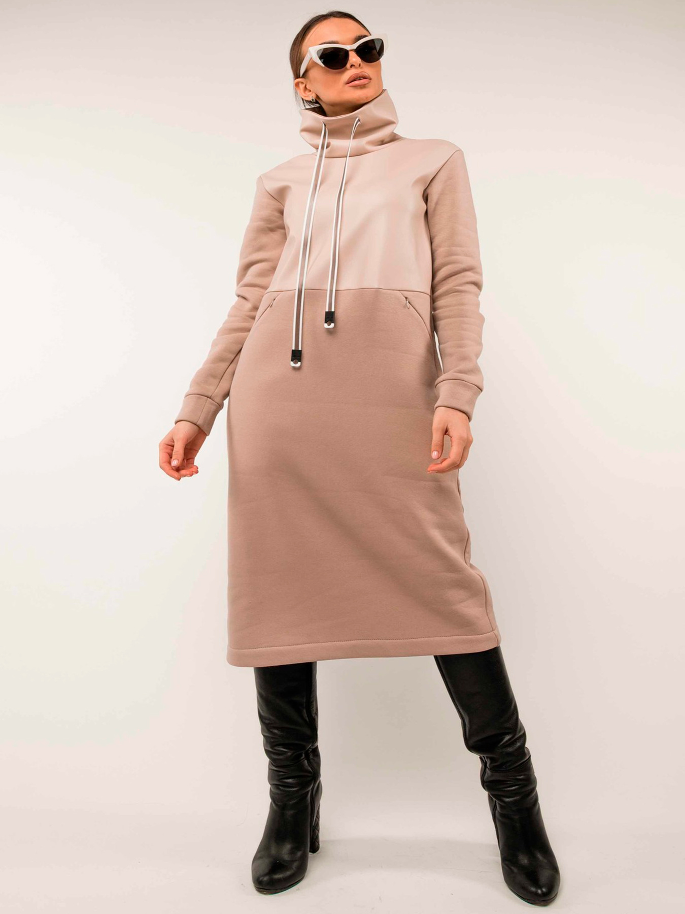 Платье миди RiMari модель 3420-bezh Фото