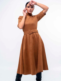 Сукня міді RiMari модель 0319-karamelx Сукня міді RiMari модель 0319-karamelx Фото