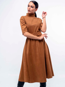 Сукня міді RiMari модель 0319-karamelx Сукня міді RiMari модель 0319-karamelx Фото