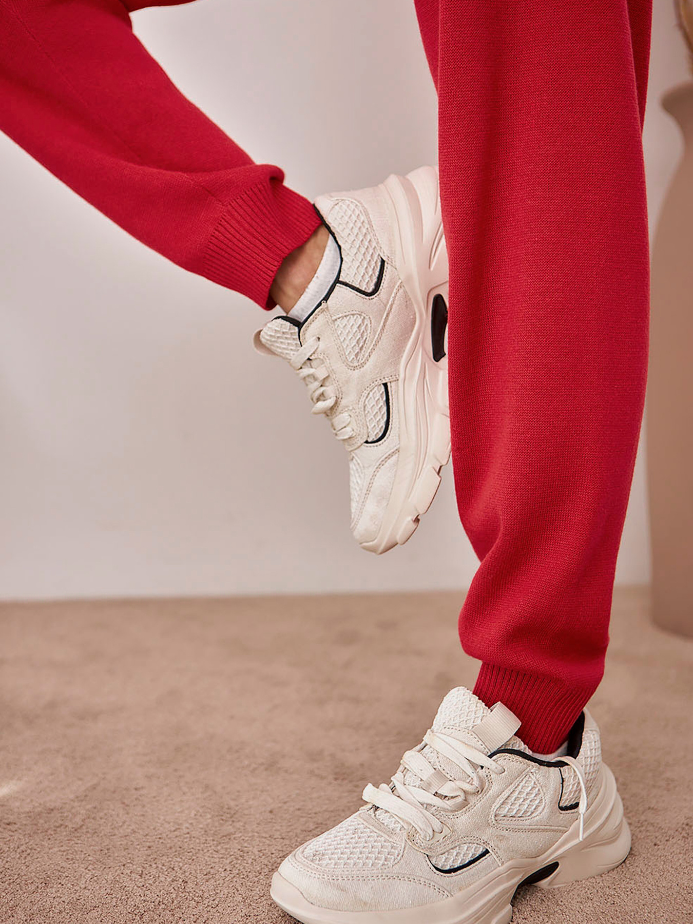 Джоггеры TrikoBakh модель 2434-chervonij Фото