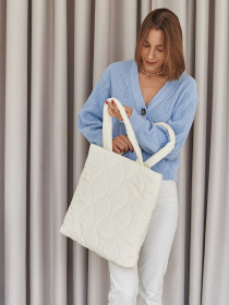 Шоппер WeLassie модель sumka-zhnocha-mila-molochnij Фото