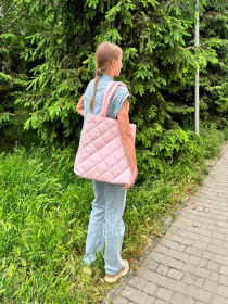 Шоппер WeLassie модель sumka-zhnocha-mila-rozhevij Фото